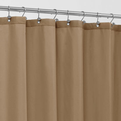 ALYVIA SPRING Waterproof Fabric Shower Curtain or Liner Black, 72x72