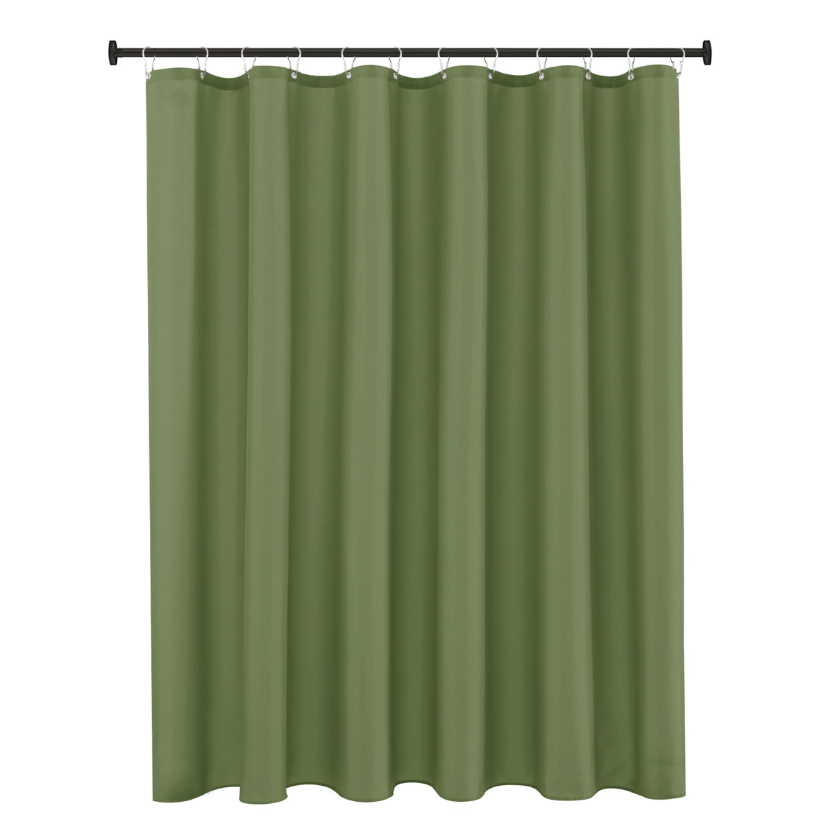 Fabric Shower Curtain Liner 72x72 Inch-White Standard Size Shower Liners