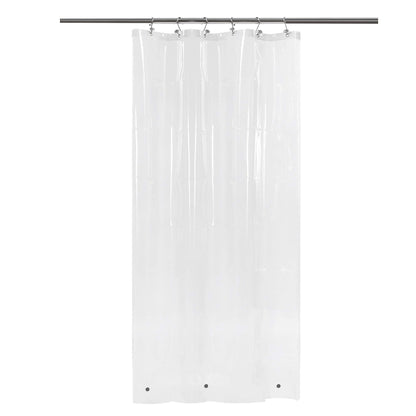 Barossa Design Oeko-tex Certified Shower Curtain Liner Standard Size, Clear