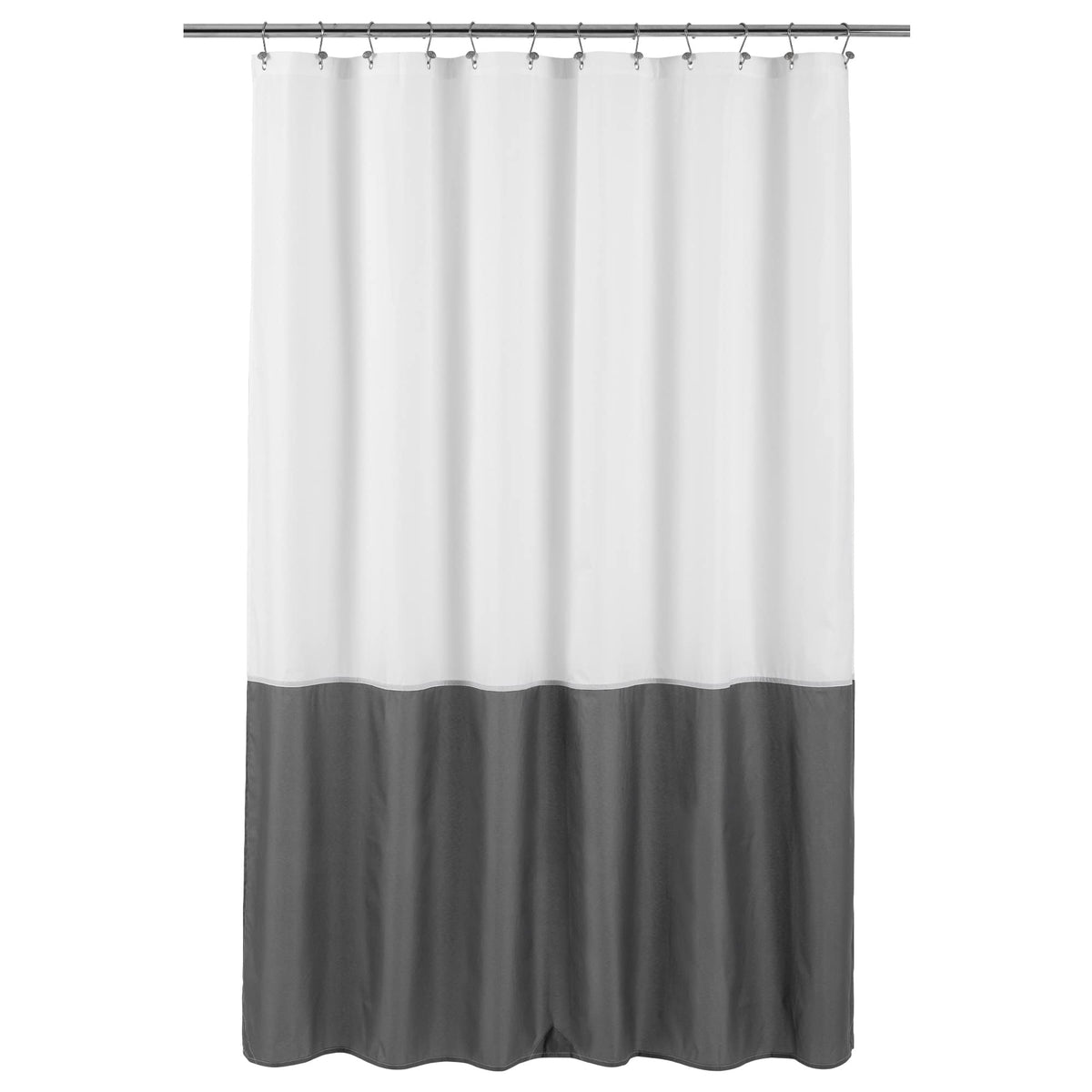 ALYVIA SPRING Waterproof Fabric Shower Curtain or Liner Black, 72x72