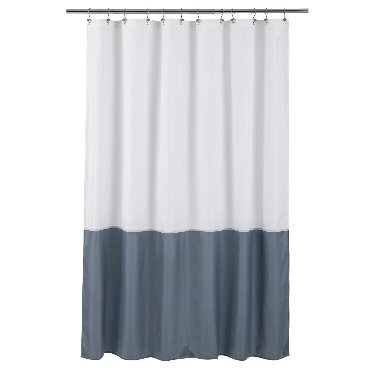 ALYVIA SPRING Waterproof Fabric Shower Curtain or Liner Black, 72x72