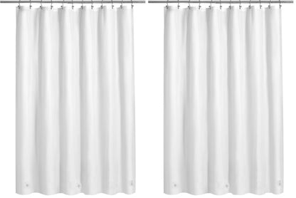 Barossa Design Oeko-tex Certified Shower Curtain Liner Standard Size, Clear