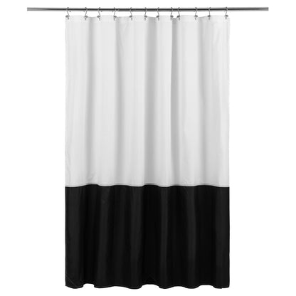 ALYVIA SPRING Waterproof Fabric Shower Curtain or Liner Black, 72x72