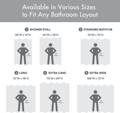Madison Park Spa Waffle Shower Curtain for Bathroom, 72 x 72, Grey