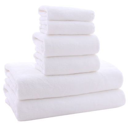 MOONQUEEN Ultra Soft Towel Set - Quick Drying - 2 Bath Towels 2 Hand Towels 2 Washcloths - Microfiber Coral Velvet Highly Absorbent Towel for Fitness, Bathroom, Sports, Yoga, Travel-Grey 6 Pcs
