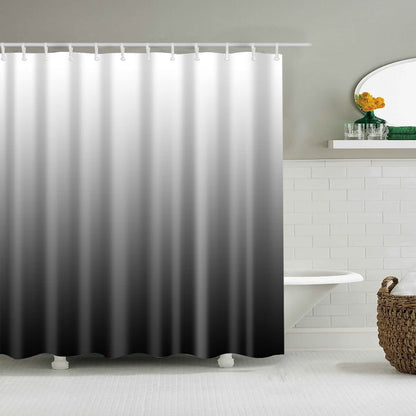 TIKABC Black Shower Curtain Liner, 4G PEVA Shower Liner, Plastic Waterproof Shower Curtains, 72x72 inch with Grommet Holes 3 Magnetic Weights(Black)