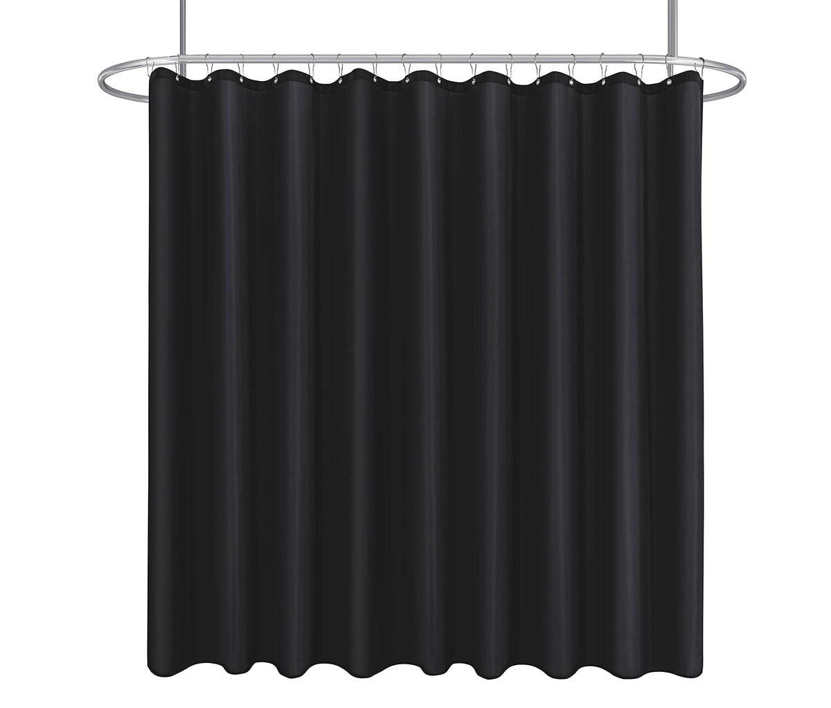 Fabric Shower Curtain Liner 72x72 Inch-White Standard Size Shower Liners