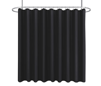 Fabric Shower Curtain Liner 72x72 Inch-White Standard Size Shower Liners