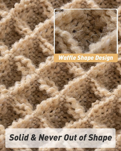 Upgraded Waffle Bath Mat Ultra Absorbent Non Slip Bathroom Mat, 17" x 24"