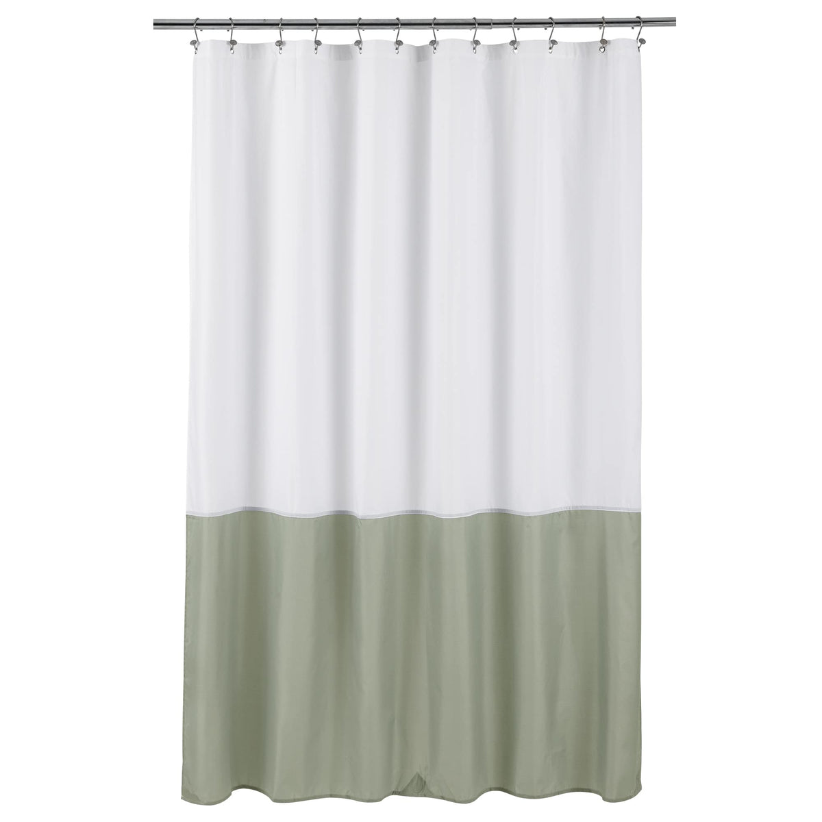 ALYVIA SPRING Waterproof Fabric Shower Curtain or Liner Black, 72x72