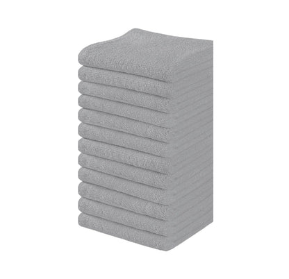 Towel and Linen Mart 100% Cotton 6 Pack Bath Towel Set, Quick Dry, Super Absorbent, Light Weight, Soft, (27 x 54 Pack of 6) Beige, White, Grey, Sky Blue, SAGE Green, Navy