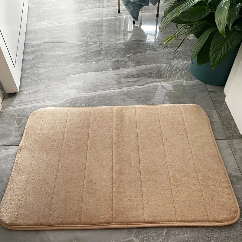 3 Piece Luxury Memory Foam Bathroom Mat Set, Soft Absorbent Quick Dry Non‑Slip Washable Bath Rugs for Shower Toilet Vanity