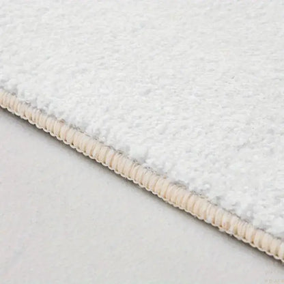 Modern Oval 1-Piece Soft Bath Mat - Funny Toilet Paper Shape, Slip-Safe Base with Stays Put Grip, Washable Home Supplies for Bathroom, Bedroom, Bathroom Floor Mat
