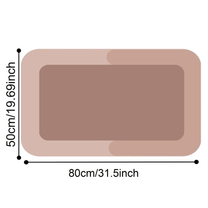 Absorbent Diatomite Bath Mat, Non-slip And Water-absorbing Floor Mat, Soft And Comfortable Bathroom Mat - Suitable for Bathroom, Shower, Laundry Room, Bedroom, Living Room, Doorstep Mat, Kitchen Floor Mat
