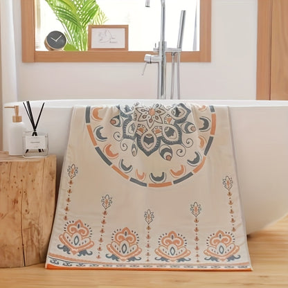 1pc 100% Cotton , Soft-Quick Dry-Absorbent , Not Pill, Not Shed Fibers.Peerfect For Home &Beach Use, 28*55inch
