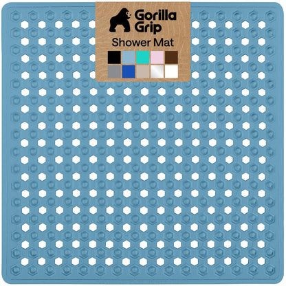 GORILLA GRIP Bath Tub Shower Mat, Bathtub Floor Liner, 35x16 White