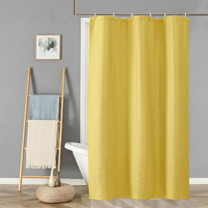 Aiyufeng Moga Sage Green Shower Curtain - 3D Embossed Textured Shower Curtains for Bathroom, Luxury Polyester Cloth Bath Curtain, 72Wx72H, Green