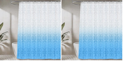 LiBa Shower Curtain PEVA 8G, 72x72 Inch Waterproof White