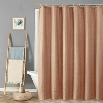 Aiyufeng Moga Sage Green Shower Curtain - 3D Embossed Textured Shower Curtains for Bathroom, Luxury Polyester Cloth Bath Curtain, 72Wx72H, Green