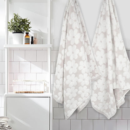 Soft Bath Towels 2 Pack, Super Absorbent Shower Towels 27.5x55 Inches