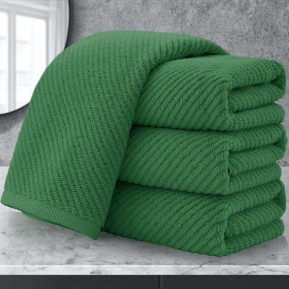 VOOVA & MOVAS 6PC Towel Set, 100% Cotton, Aqua Teal