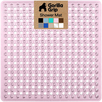 GORILLA GRIP Bath Tub Shower Mat, Bathtub Floor Liner, 35x16 White