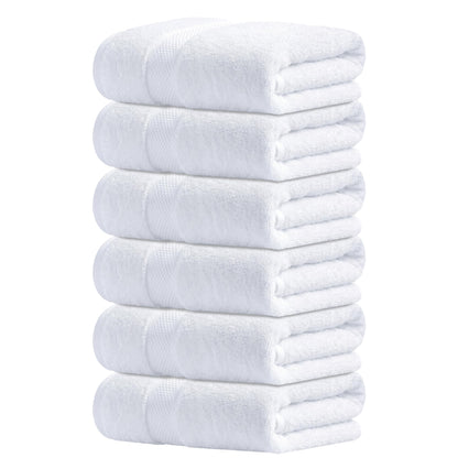 Infinitee Xclusives 100% Ring-Spun Cotton Bath Towels for Bathroom - Pack 4