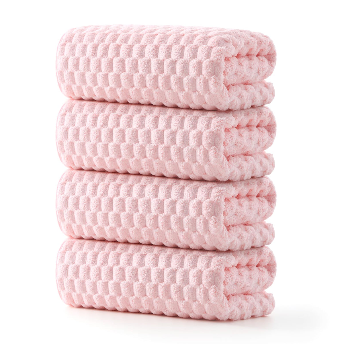 REDKISS Microfiber Bath Towels of 4-27x55 Inches Bath Towel Large, Highly Absorbent Towels for Bathroom, Quick Drying, Super Soft, Lint Free Fluffy Shower Towel for Gym, SPA, Gray, Blue