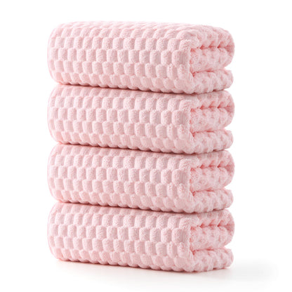 REDKISS Microfiber Bath Towels of 4-27x55 Inches Bath Towel Large, Highly Absorbent Towels for Bathroom, Quick Drying, Super Soft, Lint Free Fluffy Shower Towel for Gym, SPA, Gray, Blue
