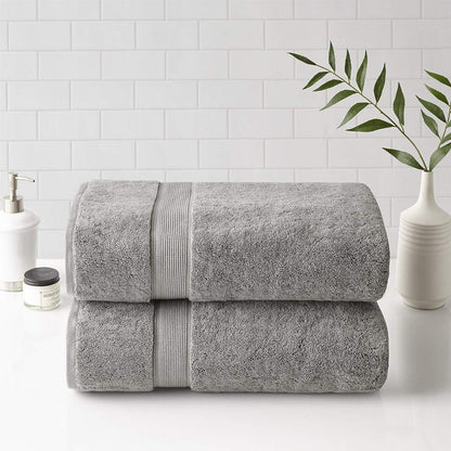 Madison Park 800GSM 100% Cotton Bathroom Bath Towel Set of 8, Natural