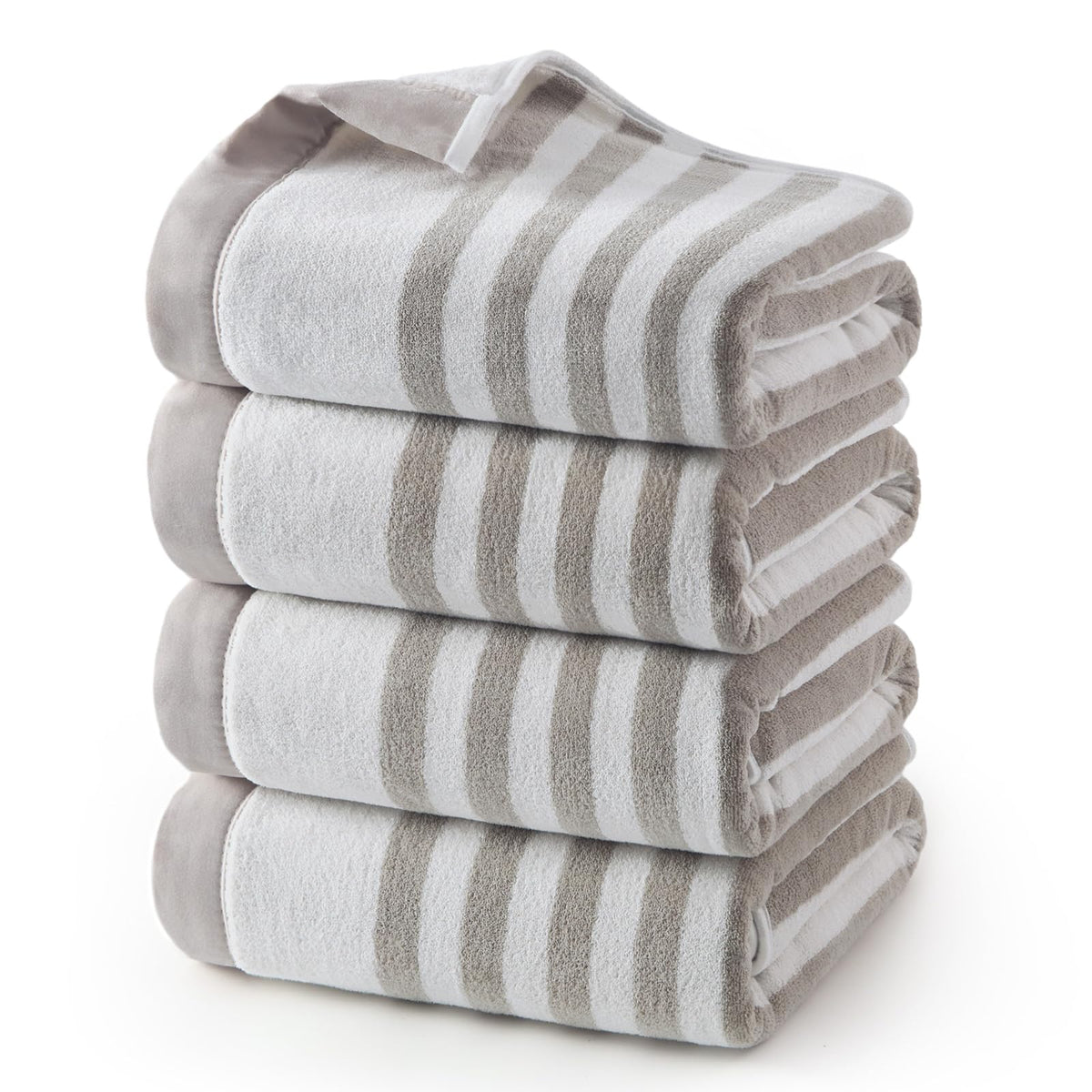 ecolook Microfiber Bath Towel Set of 2, Blue