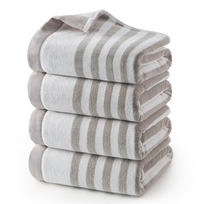 ecolook Microfiber Bath Towel Set of 2, Blue