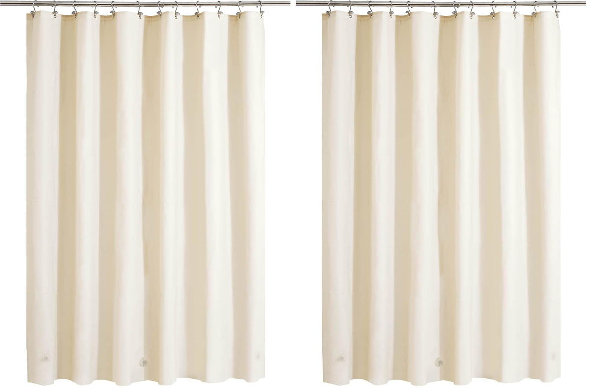 Barossa Design Oeko-tex Certified Shower Curtain Liner Standard Size, Clear