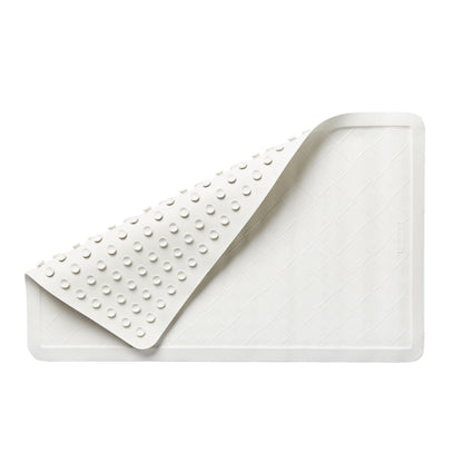 Rubbermaid Commercial Products Bath Tub and Shower Mat, 36-Inch X 18-Inch, White, Extra Long, Machine Washable, Safti-Grip Non-Slip Bathroom Mat with Suction Cups for Home/Hotel/Shower/Bathtub