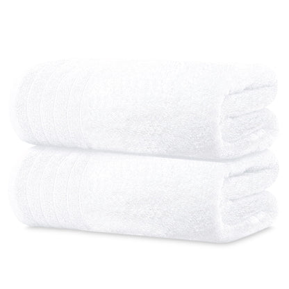 Tens Towels 2 Piece Extra Large Bath Sheets 35 x 70 Inches, Dark Grey