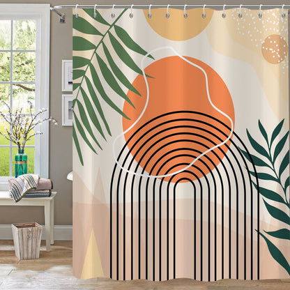 Shower Curtain Blue Eucalyptus Shower Curtains for Bathroom, Watercolor Leaf Shower Curtain Sets Waterproof Plant Shower Curtain Leaves Fabric Cloth Bathroom Curtains 72x72 inch with Hooks