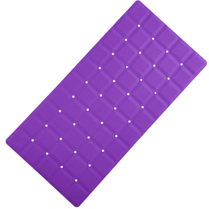 Webos Foldable Silicone Bathtub Mat: Jumbo Size Heavy Duty Safety Bath Mat for Tub Without Suction Cups Non Slip Bath & Shower Mat for Textured, Reglazed, Refinished Tub (Grey, 35.8 x 17.7)