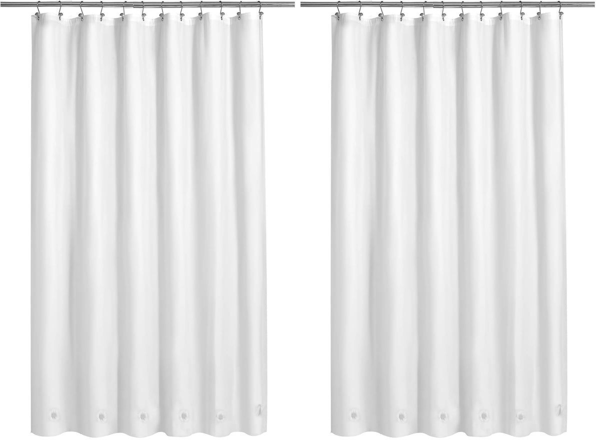 Barossa Design Oeko-tex Certified Shower Curtain Liner Standard Size, Clear