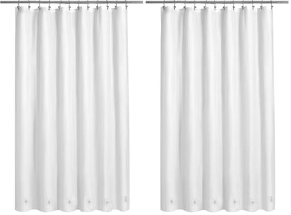 Barossa Design Oeko-tex Certified Shower Curtain Liner Standard Size, Clear