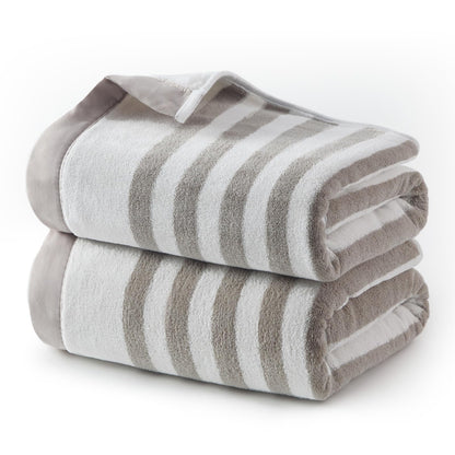 ecolook Microfiber Bath Towel Set of 2, Blue