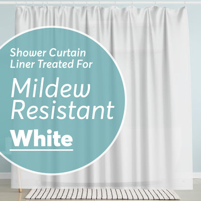 BigFoot Clear Shower Curtain - 72x72 Odorless Plastic with Magnets, Washable Long Bathroom Curtain - Premium PEVA Waterproof Bath Curtain, Rust-Proof Bathroom Essentials