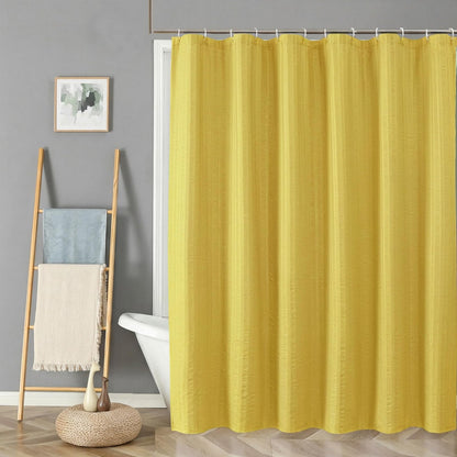 Aiyufeng Moga Sage Green Shower Curtain - 3D Embossed Textured Shower Curtains for Bathroom, Luxury Polyester Cloth Bath Curtain, 72Wx72H, Green