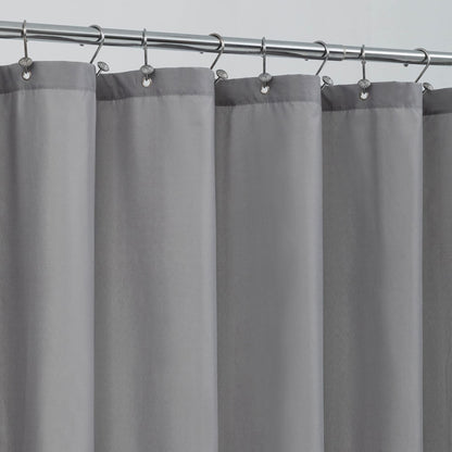ALYVIA SPRING Waterproof Fabric Shower Curtain or Liner Black, 72x72