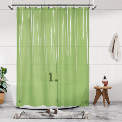 Barossa Design Oeko-tex Certified Shower Curtain Liner Standard Size, Clear