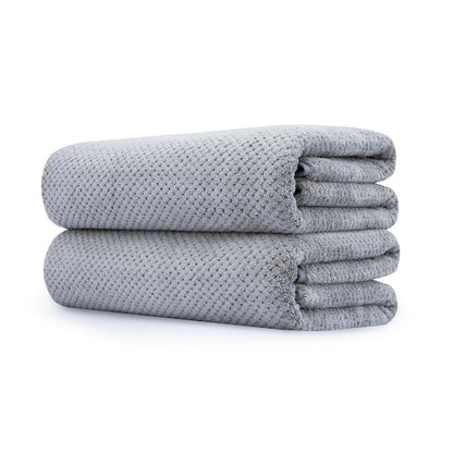 Extra Large Bath Towel Set of 2 (35"x70"),Oversized Bath Sheet Super Soft Highly Absorbent Jumbo Bathroom Towel Set Microfibers Quick Dry Shower Towel for Hotel,Bathroom,Guest,Spa,Gym (2PCS Khaki)