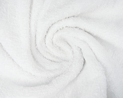 ZUPERIA White Bath Towels Bulk 12 Pack (20 x 40 Inches) - 100% Cotton Economy Light Weight Towels for Commercial Use - Quick Dry, Ultra-Soft, and Absorbent Bulk Towels