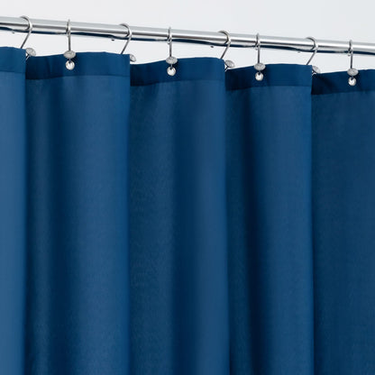ALYVIA SPRING Waterproof Fabric Shower Curtain or Liner Black, 72x72