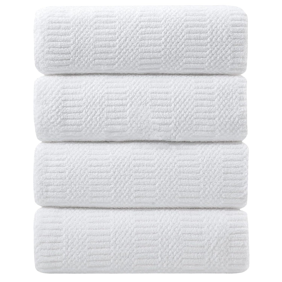 Ycosy 8-Piece Bath Towels Set,2 Oversized Bath Sheet,2 Hand Towels and 4 Washcloths - 600 GSM Soft Microfiber Highly Absorbent Quick Dry Shower Towel Collection for Bathroom Hotel and Spa,Mint Green