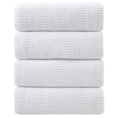 Ycosy 8-Piece Bath Towels Set,2 Oversized Bath Sheet,2 Hand Towels and 4 Washcloths - 600 GSM Soft Microfiber Highly Absorbent Quick Dry Shower Towel Collection for Bathroom Hotel and Spa,Mint Green