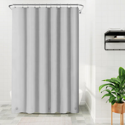Barossa Design Oeko-tex Certified Shower Curtain Liner Standard Size, Clear